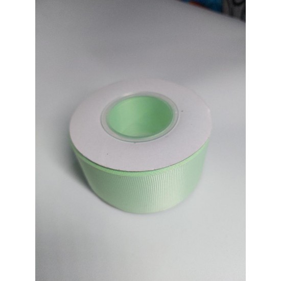 ОПТ Лента репсовая премиум 4 см*20 ярдов цв. мятный